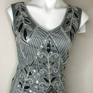 Metme Women's 1920s Vintage Flapper Fringe Dress